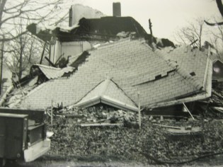 A student of Warren Robert's at IU took photos of the home as it was razed. Professor Glassie, still at IU, lived only a block away and is cited in the report regarding the many vandals who destroyed the home for "fun" prior to its demolition. 
